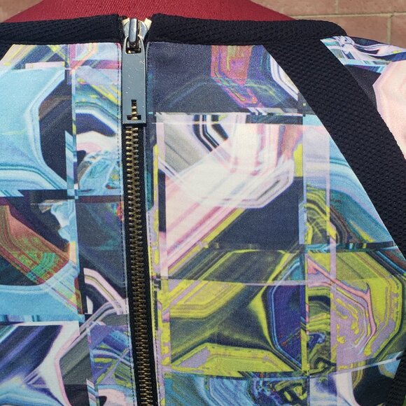 Ted Baker Sibonny Dress Geo Print Crew Neck Cap Sleeve Short Sheath US 6 - Picture 9 of 11